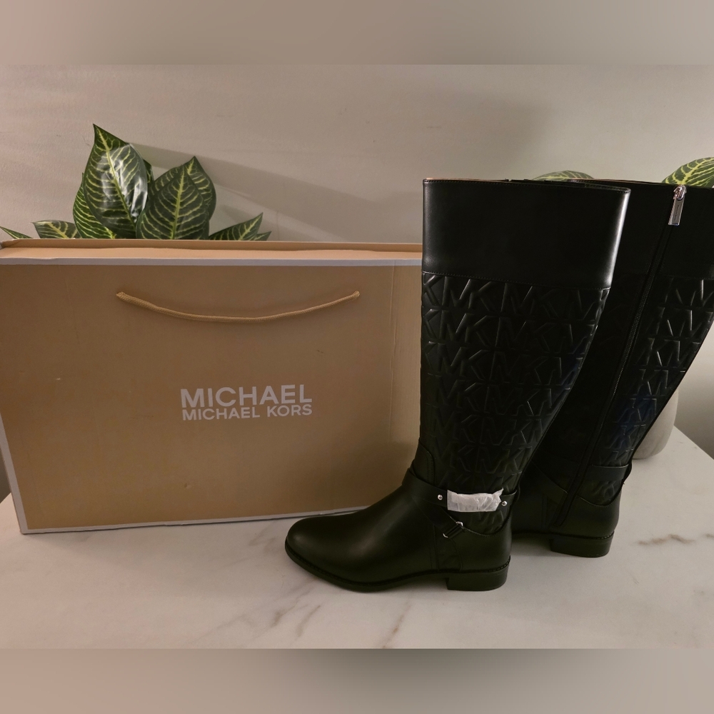Michael Kors Black Knee-High Boots